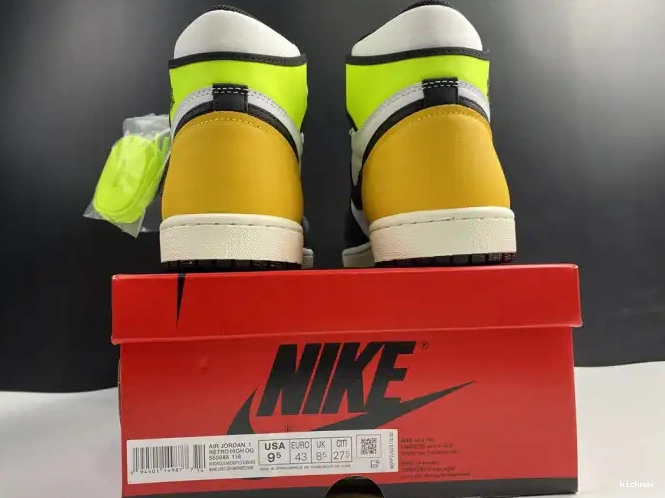 Rep 'VOLT 1 OG GOLD' JORDAN RETRO AIR 555088-118 HIGH 0325